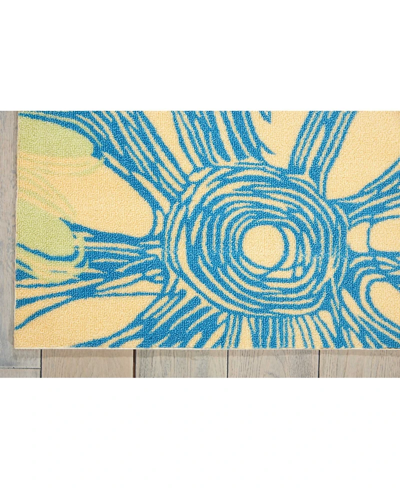 Long Street Looms Backyard BAC022 5'3" x 7'5" Outdoor Area Rug