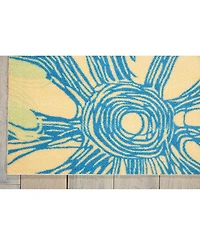 Long Street Looms Backyard BAC022 5'3" x 7'5" Outdoor Area Rug