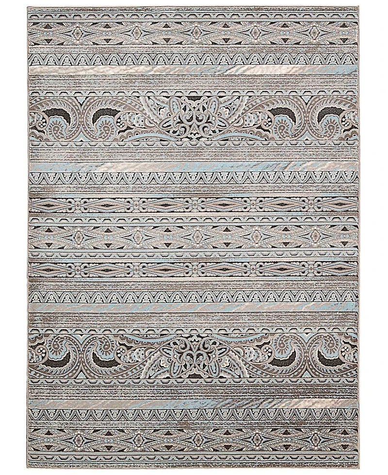 Long Street Looms Fate FAT03 Taupe 5'3" x 7'4" Area Rug