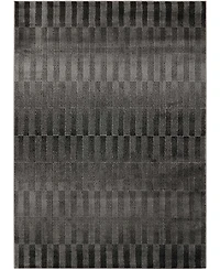Long Street Looms Atilier ATI05 Onyx 7'10" x 10'6" Area Rug