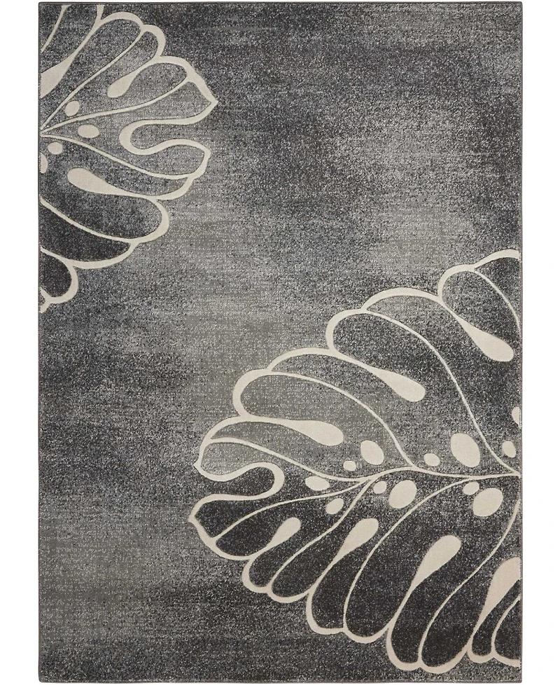 Long Street Looms Samuel SAM04 Gray 7'10" x 10'6" Area Rug
