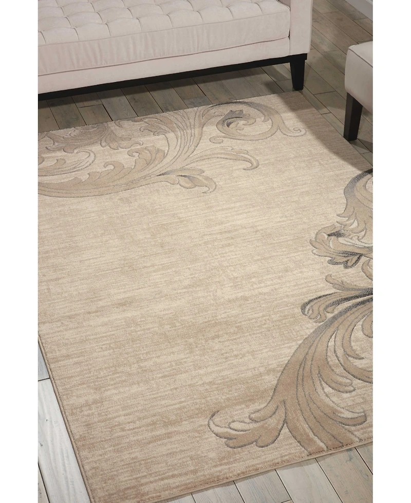 Long Street Looms Samuel SAM05 Mocha 5'3" x 7'3" Area Rug