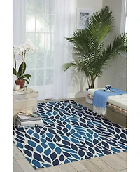 Long Street Looms Backyard BAC094 4'4" x 6'3" Outdoor Area Rug