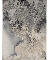 Long Street Looms Samuel SAM08 Gray 9'3" x 12'9" Area Rug
