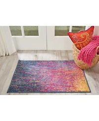 Long Street Looms Zeal ZEA09 Multi 1'10" x 2'10" Area Rug