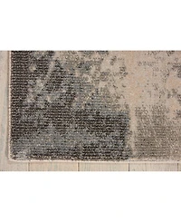 Long Street Looms Samuel SAM13 Ivory 3'10" x 5'10" Area Rug
