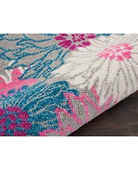 Long Street Looms Zeal ZEA17 Gray 1'10" x 2'10" Area Rug