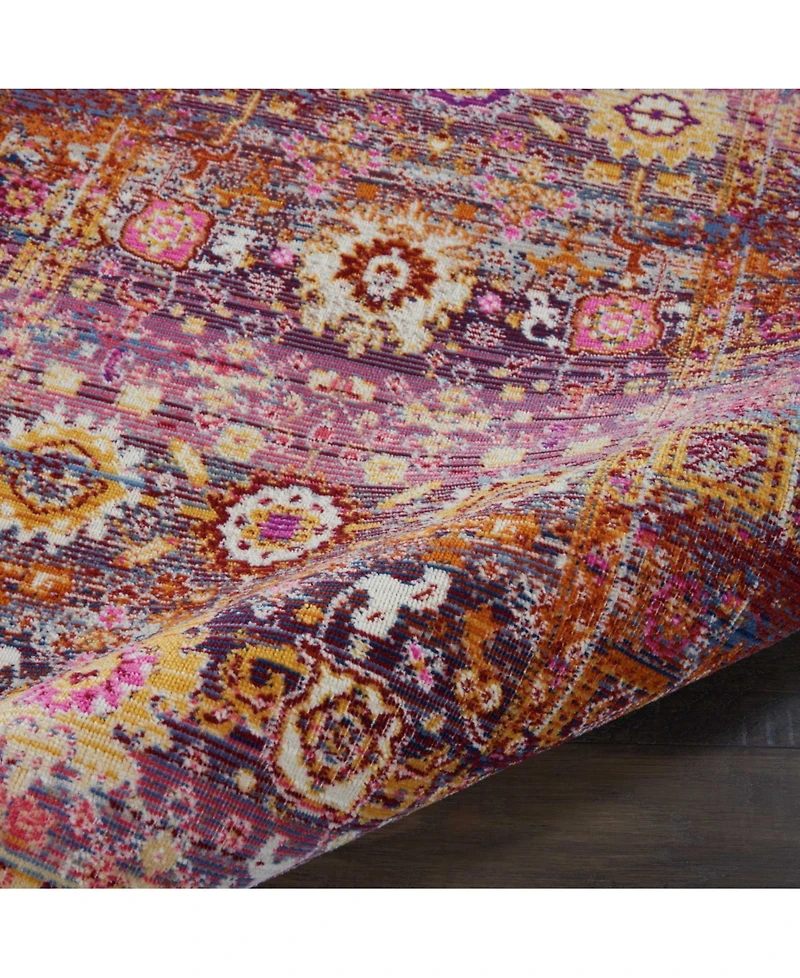 Long Street Looms Era Tabriz ERA03 Red, Multi 2'4" x 8' Runner Rug