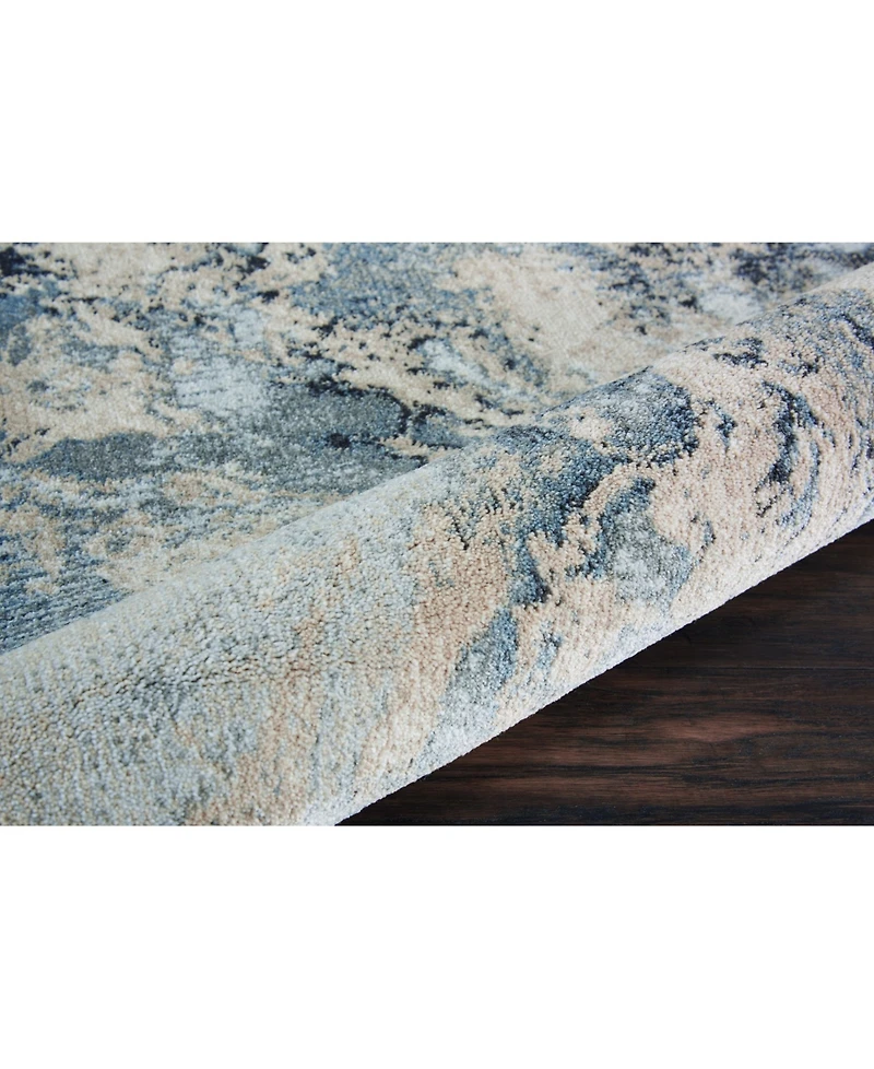 Long Street Looms Samuel SAM08 Gray 5'3" Round Area Rug