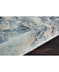 Long Street Looms Samuel SAM08 Gray 5'3" Round Area Rug