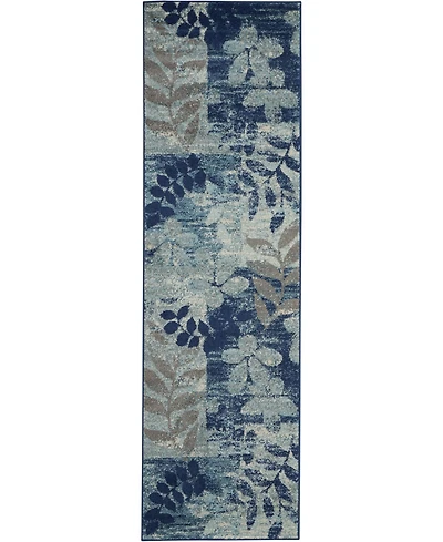 Long Street Looms Peace PEA01 2'3" x 7'3" Runner Rug