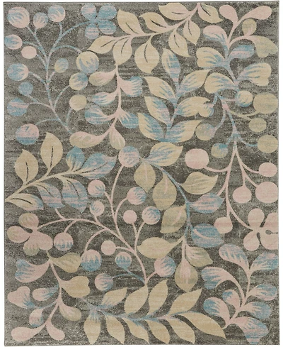 Long Street Looms Peace PEA03 Gray 8' x 10' Area Rug