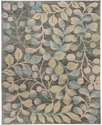 Long Street Looms Peace PEA03 Gray 8' x 10' Area Rug