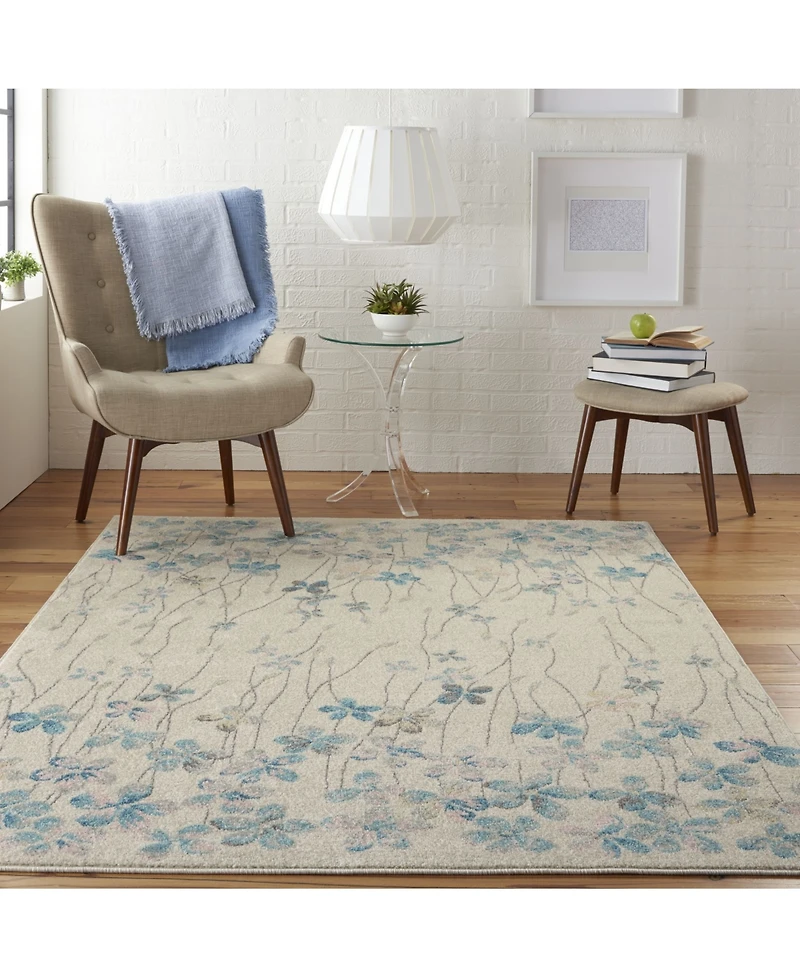 Long Street Looms Peace PEA04 5'3" x 7'3" Area Rug