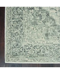 Long Street Looms Peace PEA05 Ivory 6' x 9' Area Rug