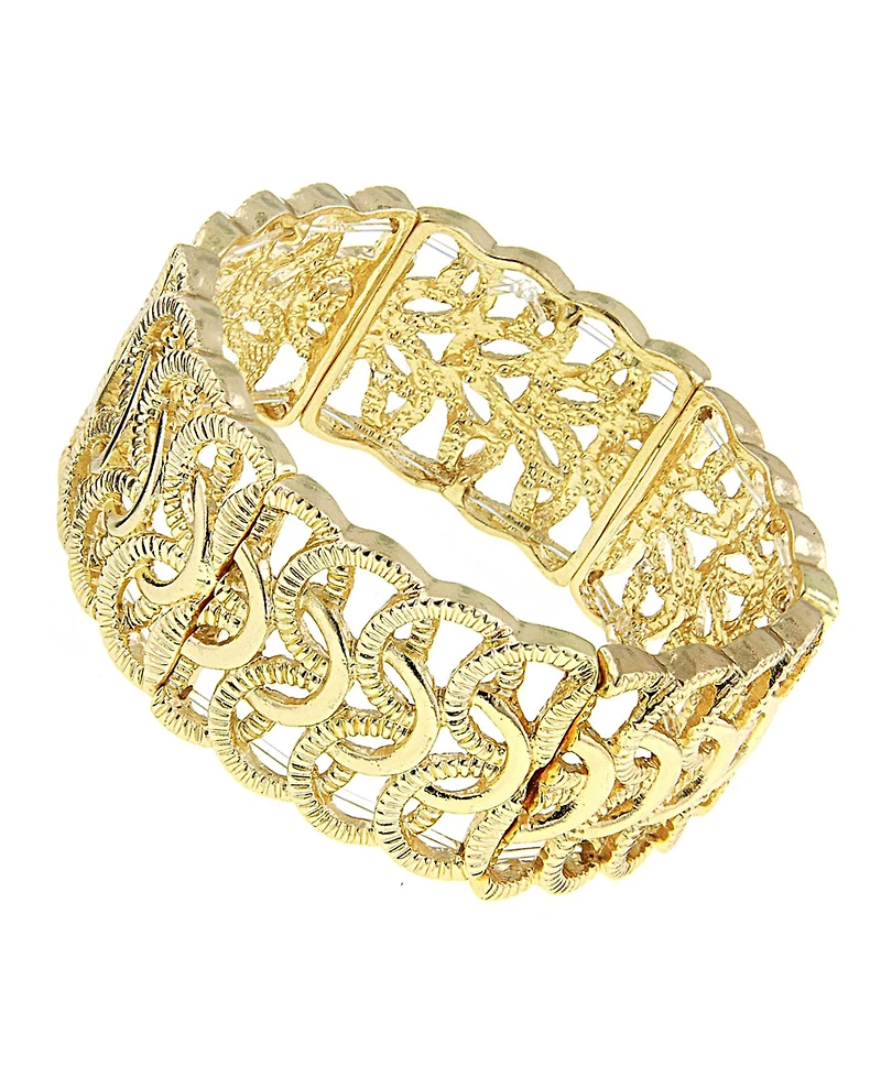 2028 Woven Loop Stretch Bracelet