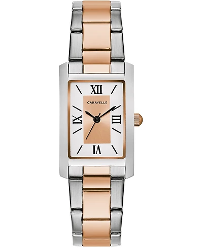Caravelle Women's Two-Tone Stainless Steel Bracelet Watch 21x33mm