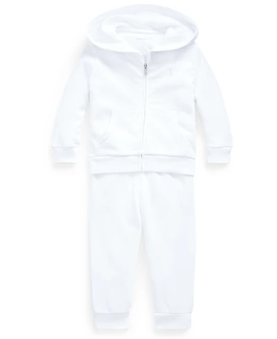 Polo Ralph Lauren Baby Girls or Boys French Terry Hoodie and Pants Set