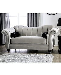 Furniture of America Avanetti Upholstered Love Seat
