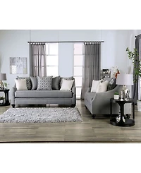 Furniture of America Cameron Park Upholstered Love Seat