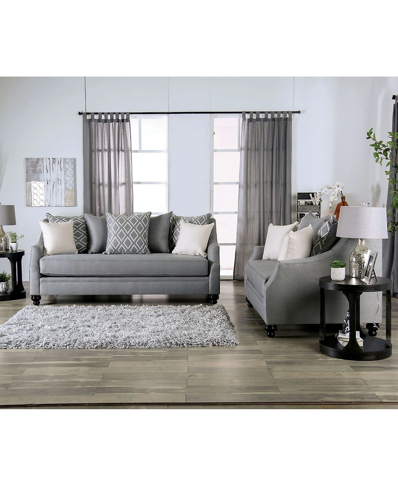 Furniture of America Cameron Park Upholstered Sofa
