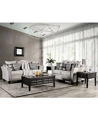 Furniture of America Boulder Creek Upholstered Love Seat