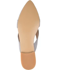 Journee Collection Women's Giada Pointed Toe Slip On Mules