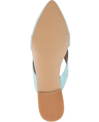 Journee Collection Women's Giada Pointed Toe Slip On Mules