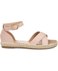 Journee Collection Women's Lyddia Espadrille Flat Sandals