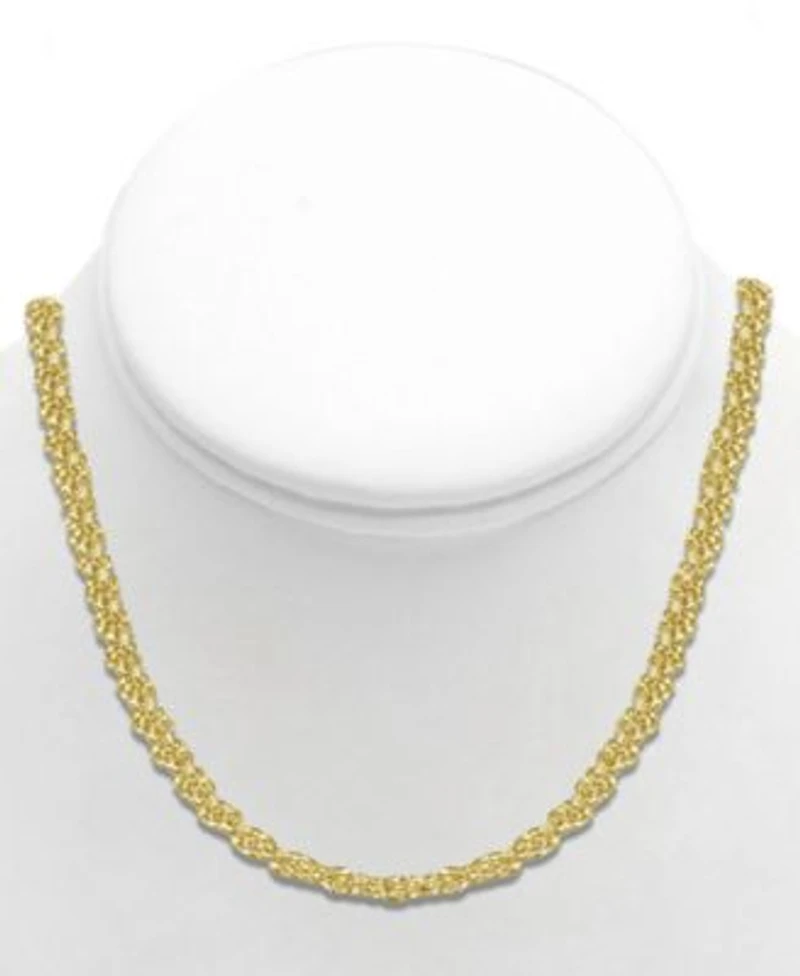 Now This Rope Link Chains In Gold Or Silver Plate In 18 Or 24