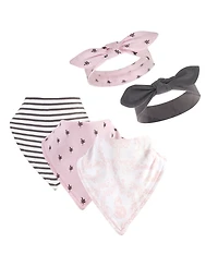 Yoga Sprout Girls Cotton Bandana Bibs and Headbands