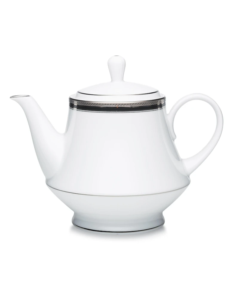 Noritake Dinnerware, Austin Platinum Tea Pot