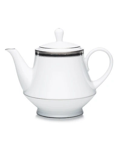 Noritake Dinnerware, Austin Platinum Tea Pot