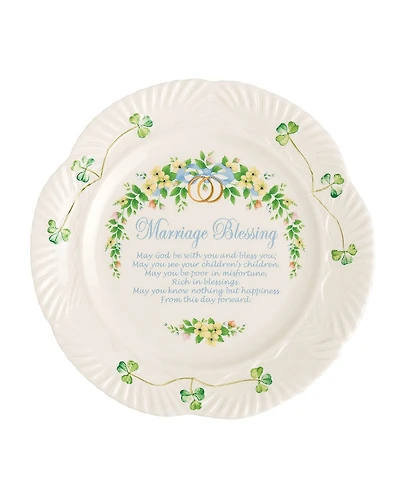 Belleek Pottery Marriage Blessing Plate