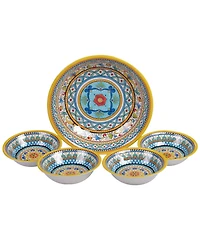 Certified International Portofino 5-Pc. Melamine Salad/Serving Set