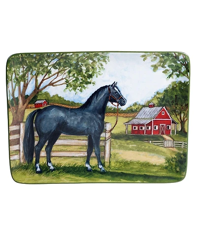 Certified International Clover Farm Rectangular Platter