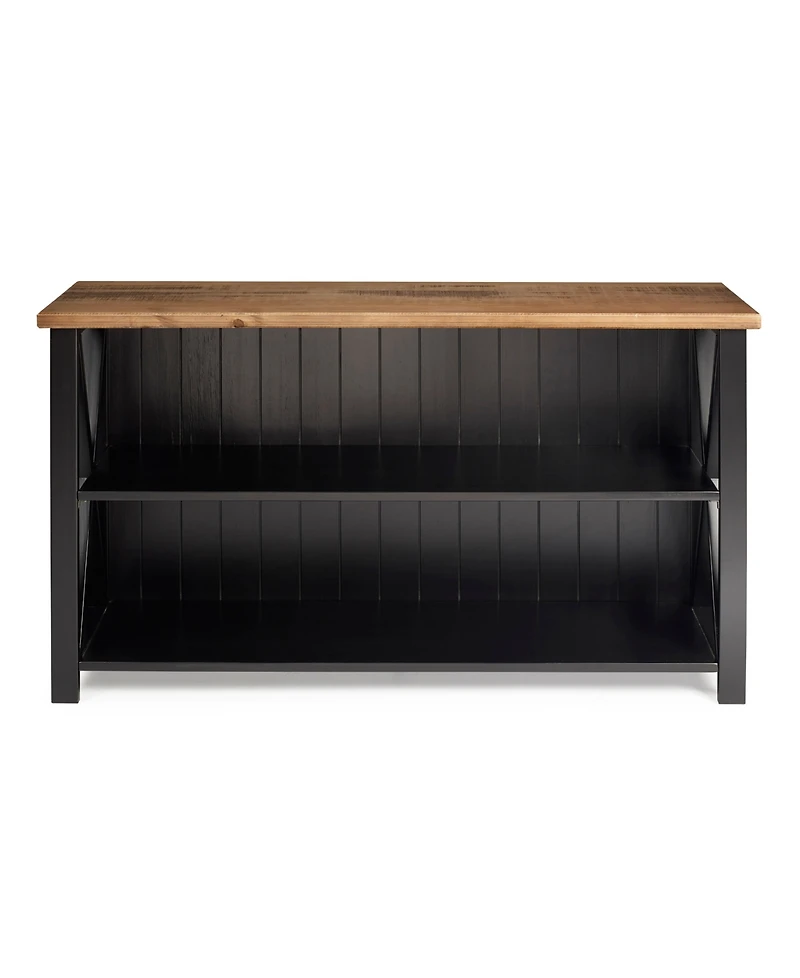 Walker Edison 52" Solid Wood Farmhouse Storage Console