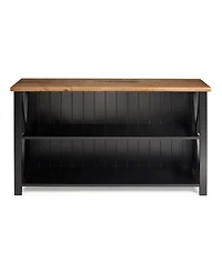 Walker Edison 52" Solid Wood Farmhouse Storage Console