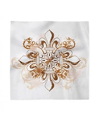 Ambesonne Fleur De Lis Set of 4 Napkins, 12" x 12"