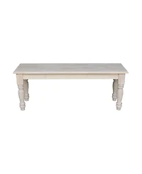 International Concepts Farmhouse Bench