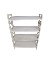 International Concepts X-Sided 4 Tier Shelf Unit