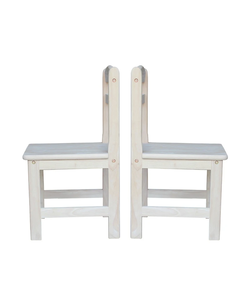 International Concepts Juvenile Chairs, Set of 2