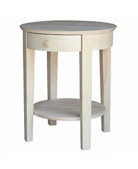 International Concepts Phillips Accent Table with Drawer