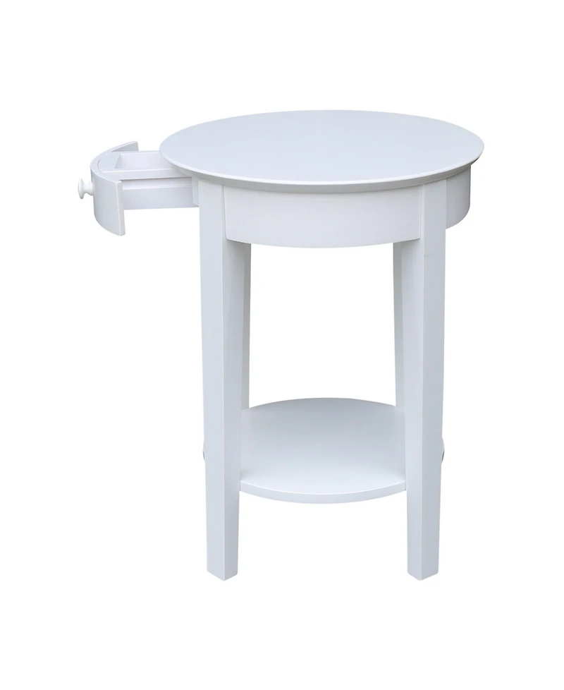 International Concepts Phillips Accent Table with Drawer