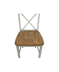 International Concepts X-Back Counterheight Stool