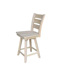 International Concepts Tuscany Counter height Stool with Swivel and Auto Return