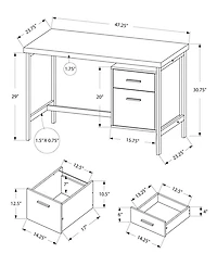 Monarch Specialties Desk - 48" L