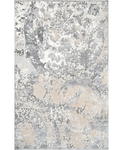 nuLoom Cyme Vintage-Inspired Natalya Gray 5' x 8' Area Rug