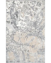 nuLoom Cyme Vintage-Inspired Natalya Gray 5' x 8' Area Rug