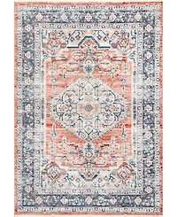 nuLoom Selina Zara Medallion Orange 8' x 10' Area Rug